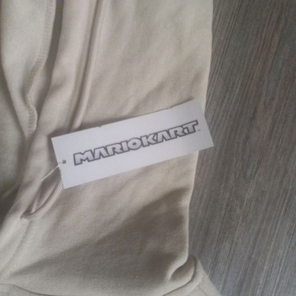 Mario Kart Men's Oatmeal Hooded Pullover Sweatshirt Size Large Brand New! - Picture 3 of 8